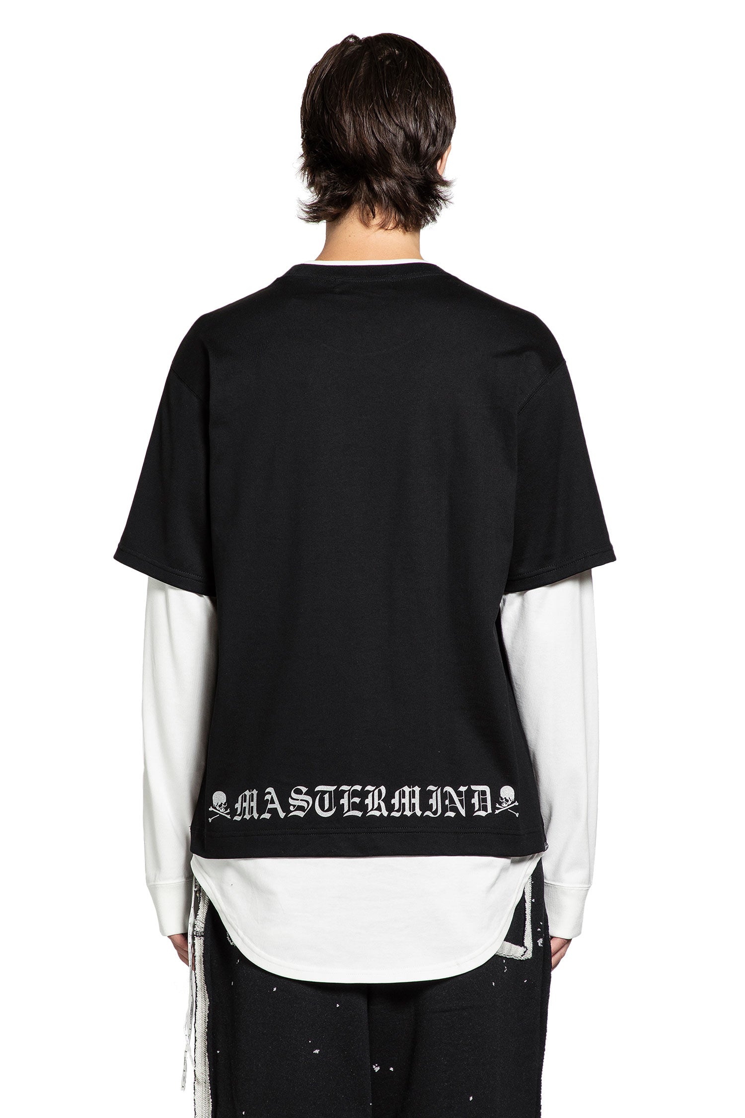 MASTERMIND WORLD MAN BLACK SHIRTS