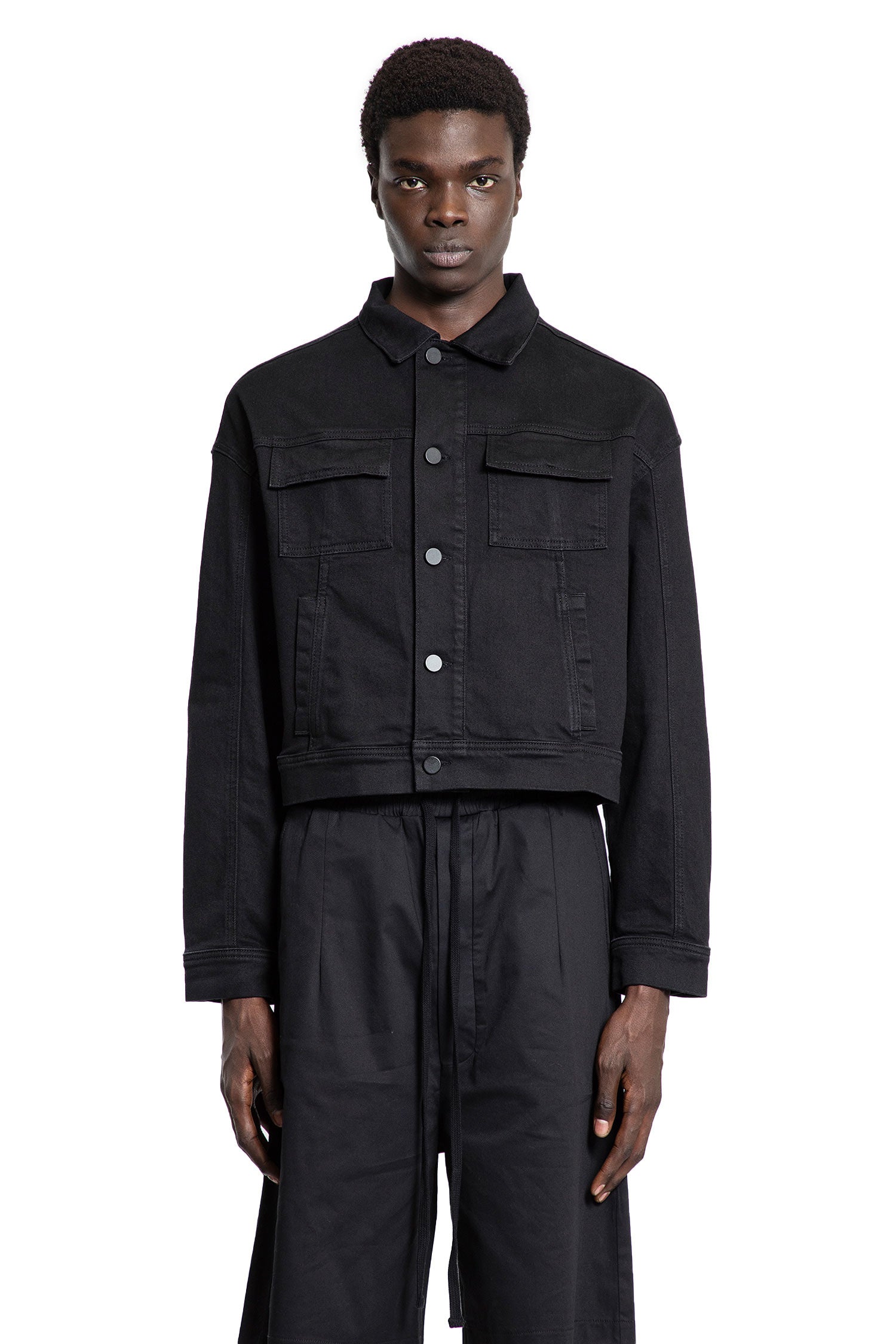 THOM KROM MAN BLACK JACKETS