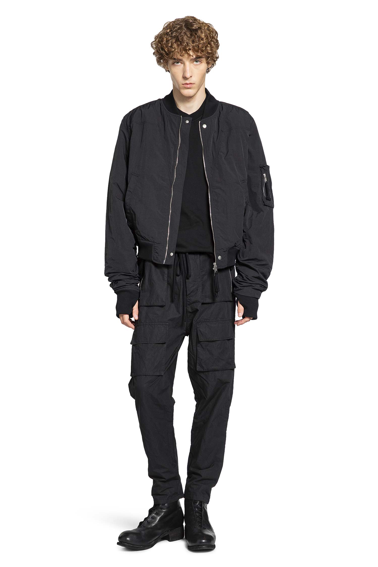 THOM KROM MAN BLACK JACKETS