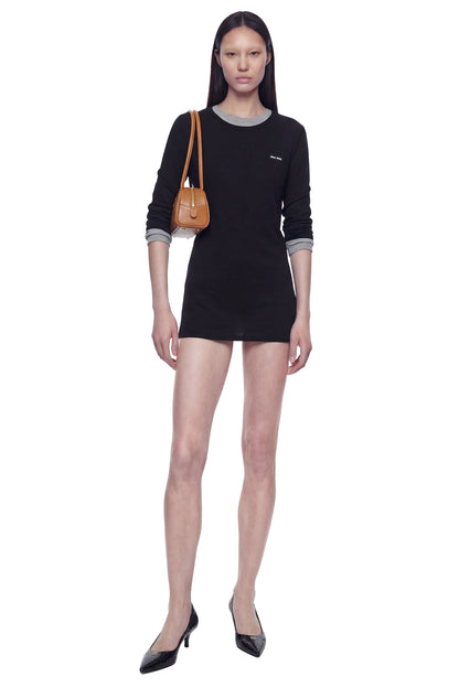 Cotton Jersey Mini Dress