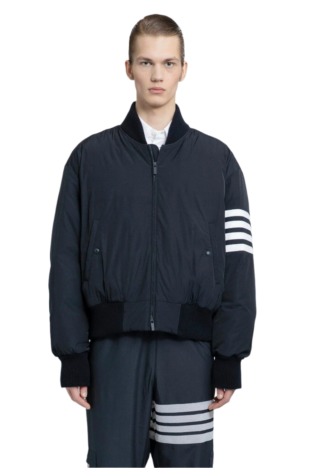 THOM BROWNE MAN BLUE JACKETS - Antonioli.eu