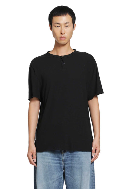Slub Jersey Short Sleeve Henley T-Shirt