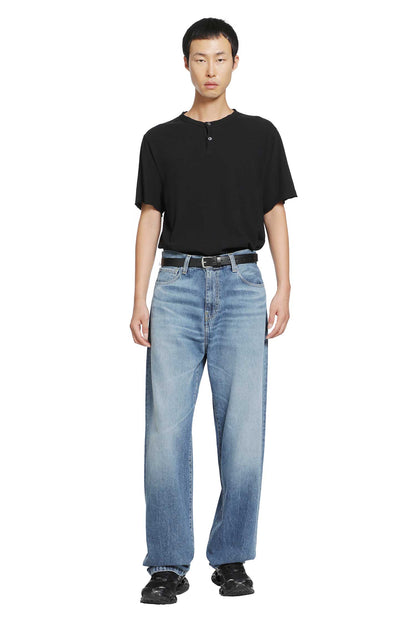 Slub Jersey Short Sleeve Henley T-Shirt