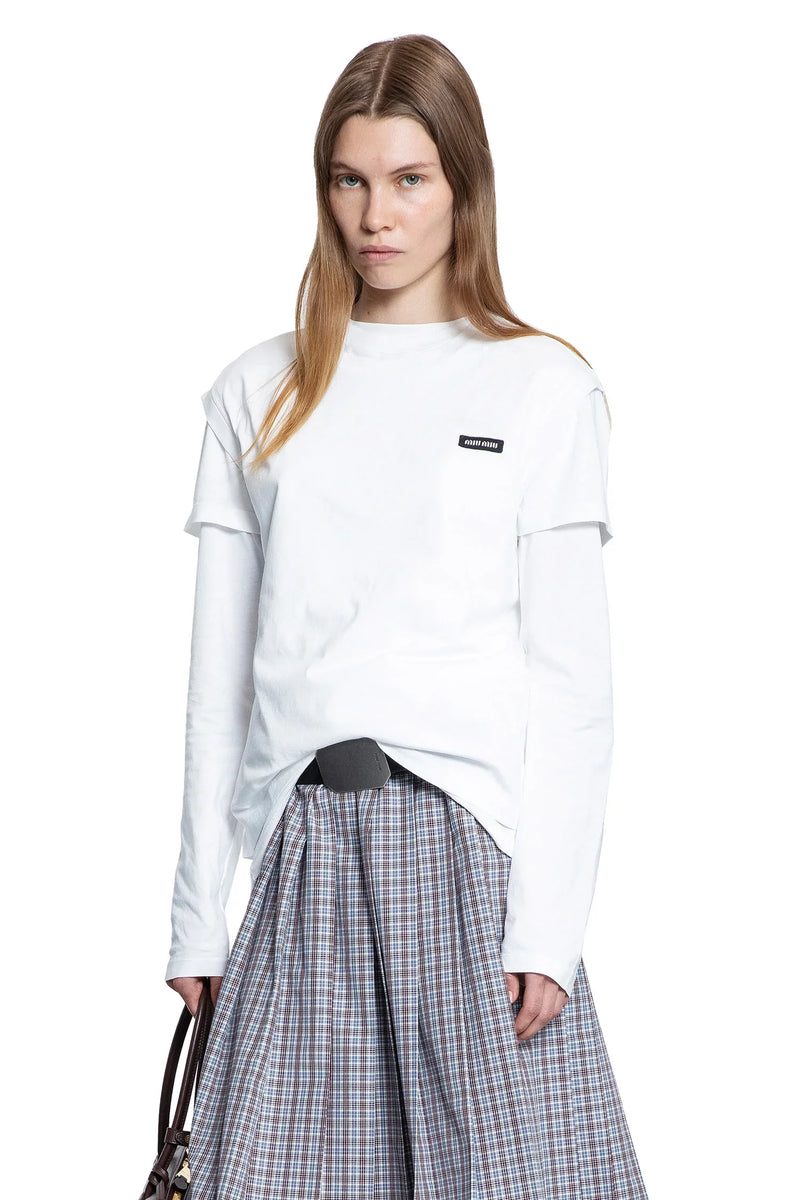 MIU MIU 3-Pack Jersey T-Shirts woman