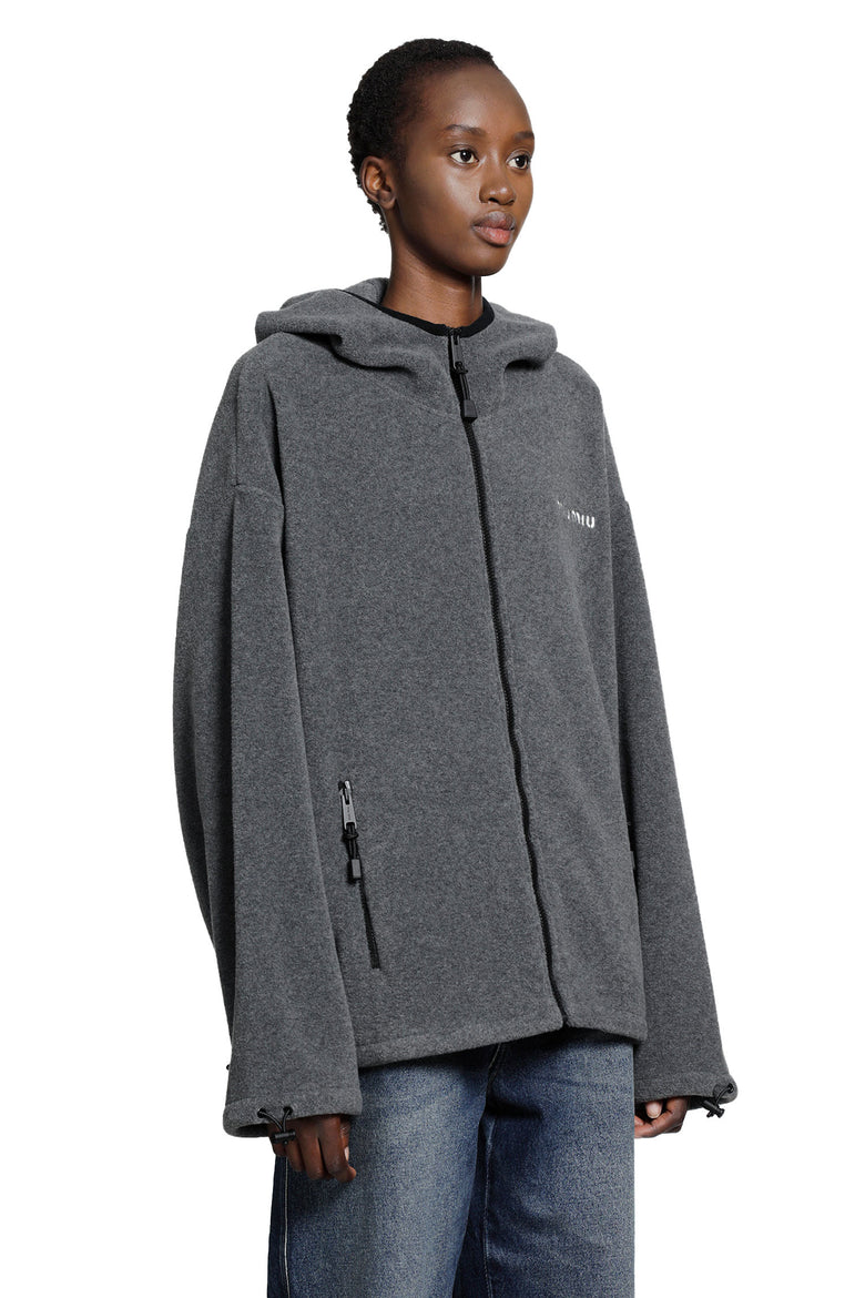 
              MIU MIU Oversized Fleece Sweatshirt woman
            
