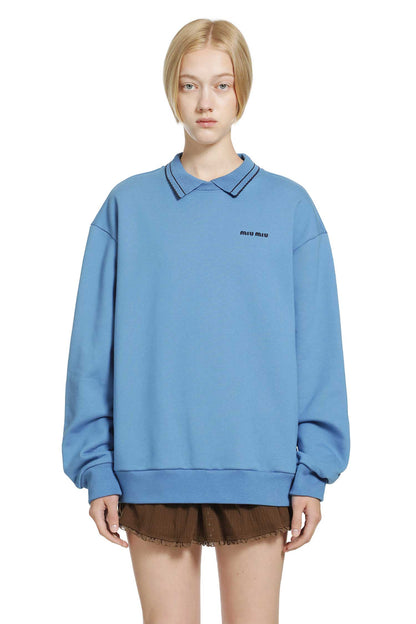 Cotton Fleece Polo Sweatshirt