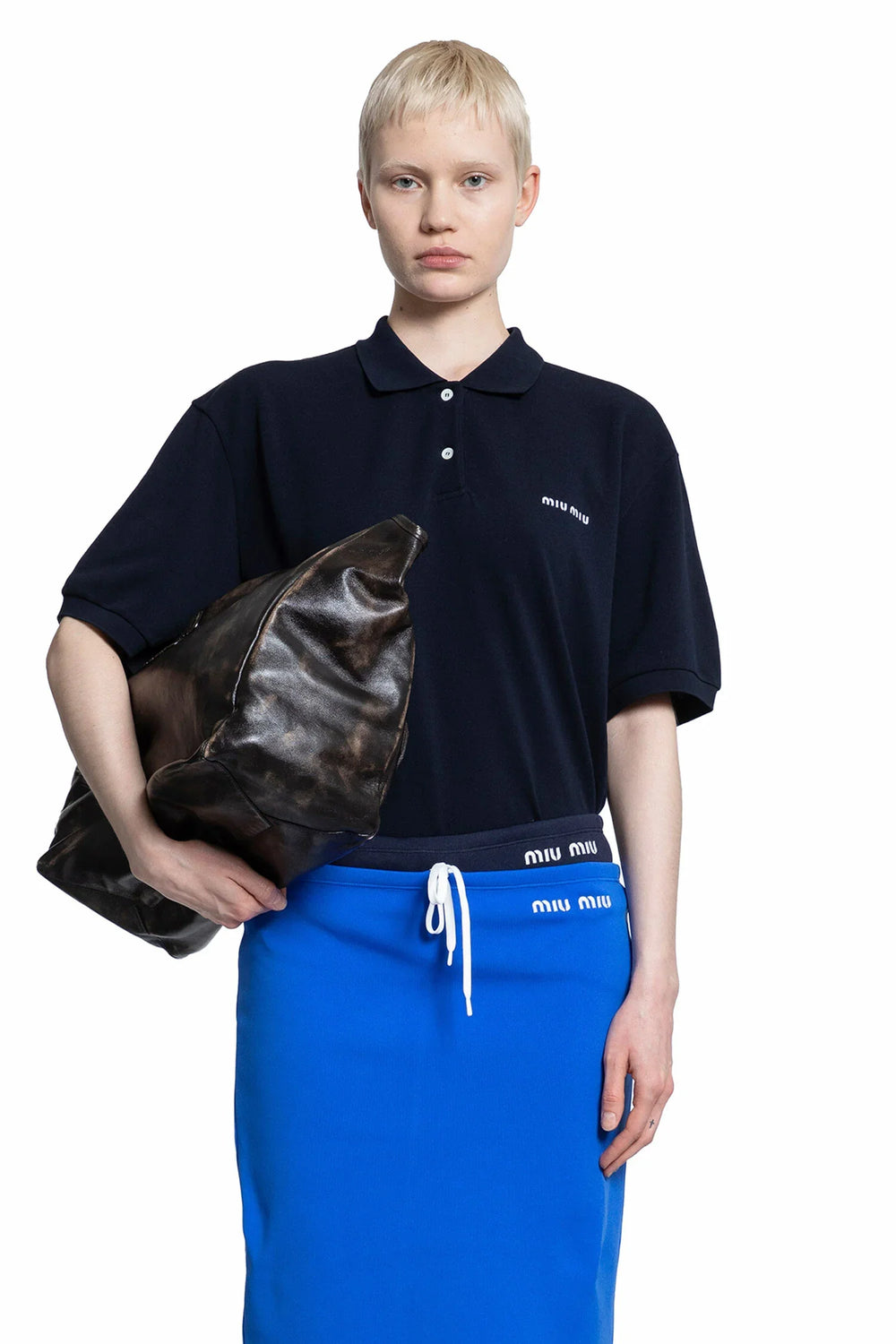 Cotton piqué polo shirt - Antonioli.eu