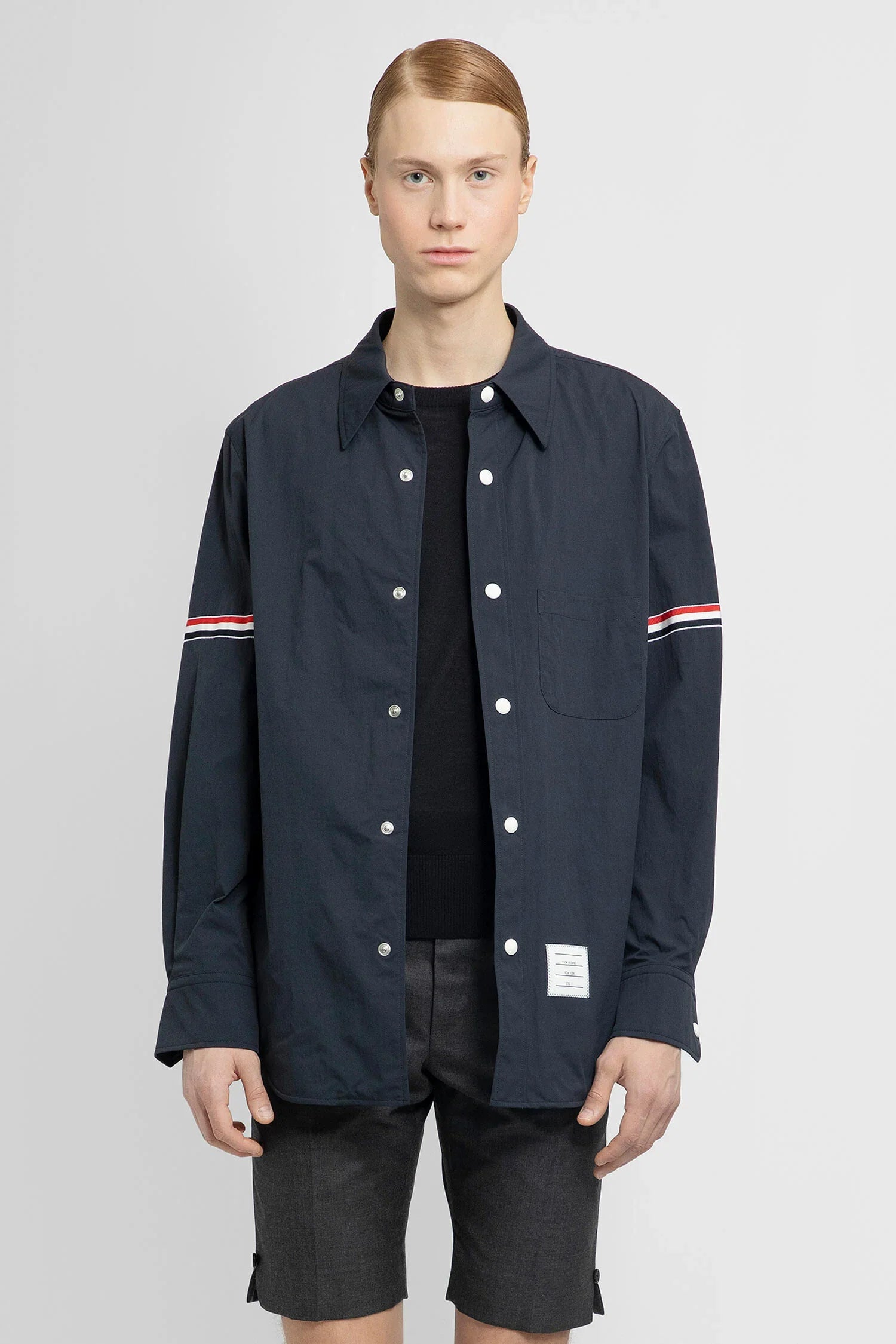 THOM BROWNE MAN BLUE SHIRTS - Antonioli.eu