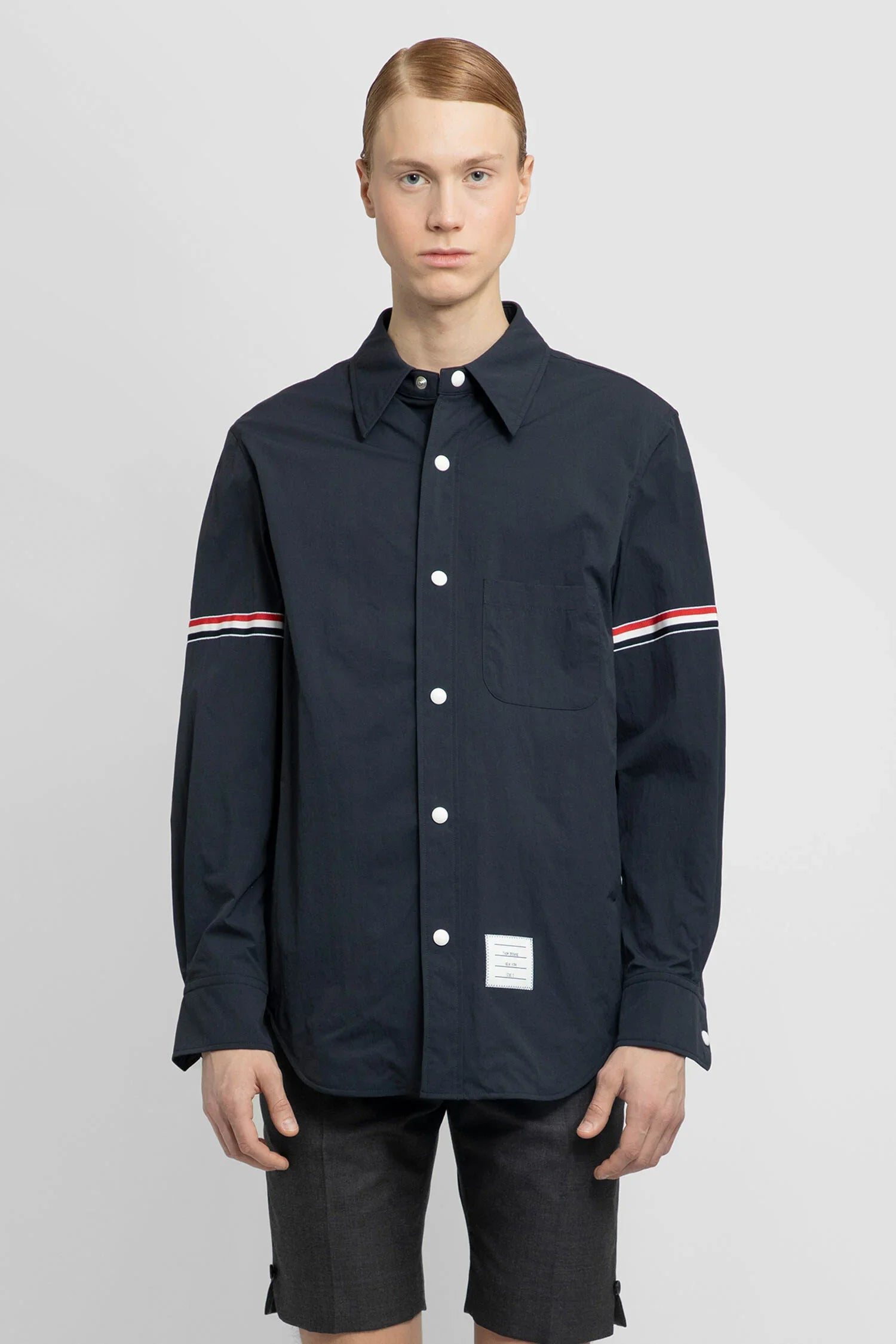 THOM BROWNE MAN BLUE SHIRTS - Antonioli.eu