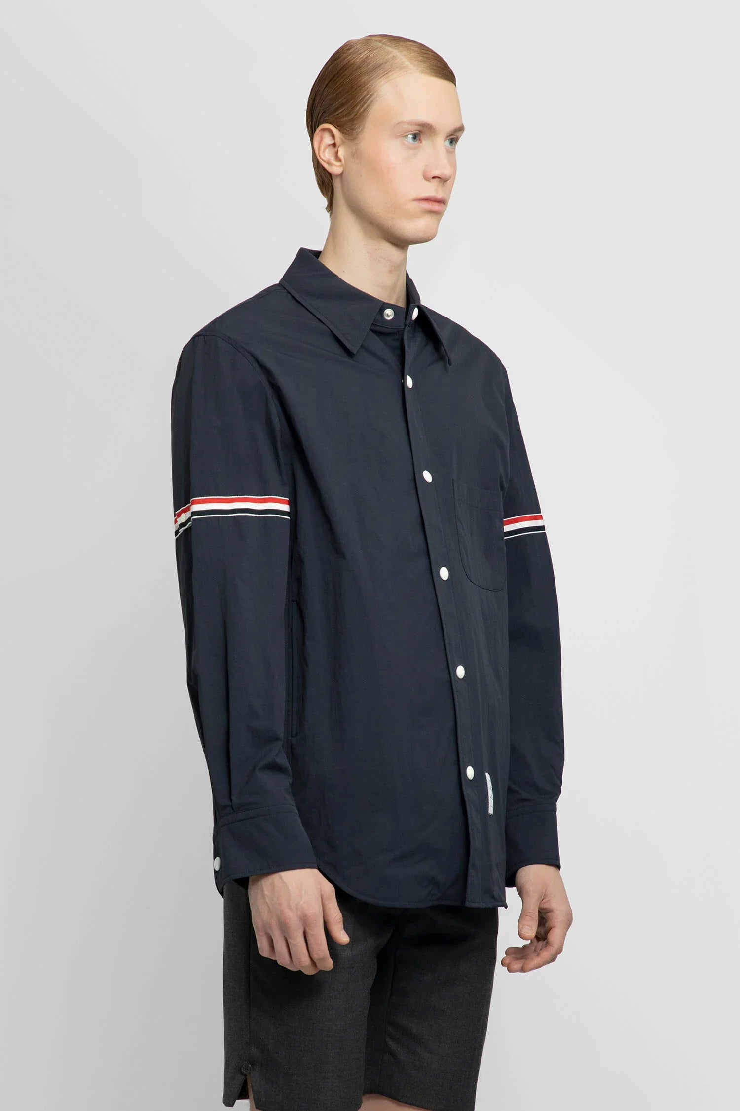 THOM BROWNE MAN BLUE SHIRTS - Antonioli.eu