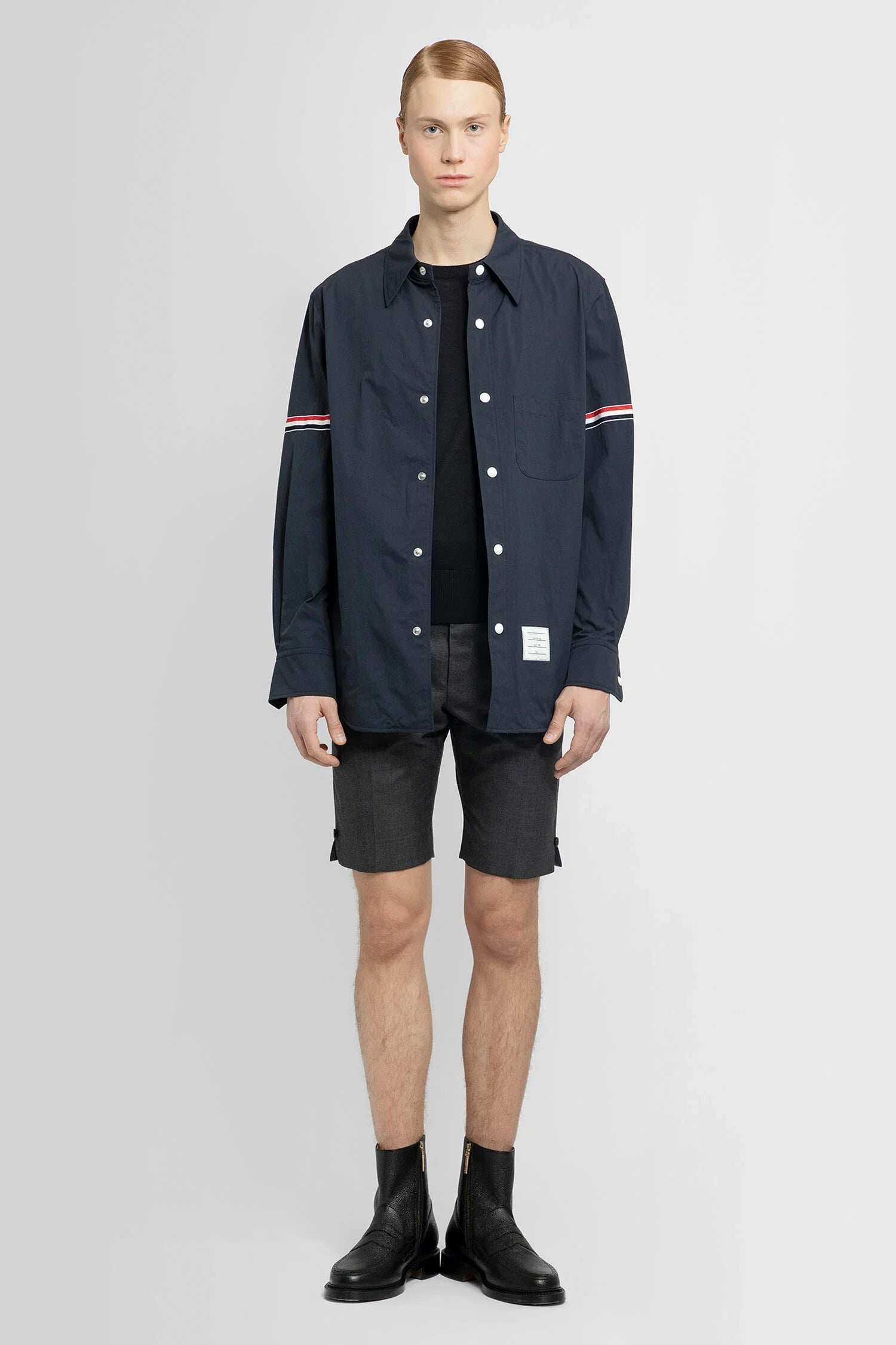 THOM BROWNE MAN BLUE SHIRTS - Antonioli.eu