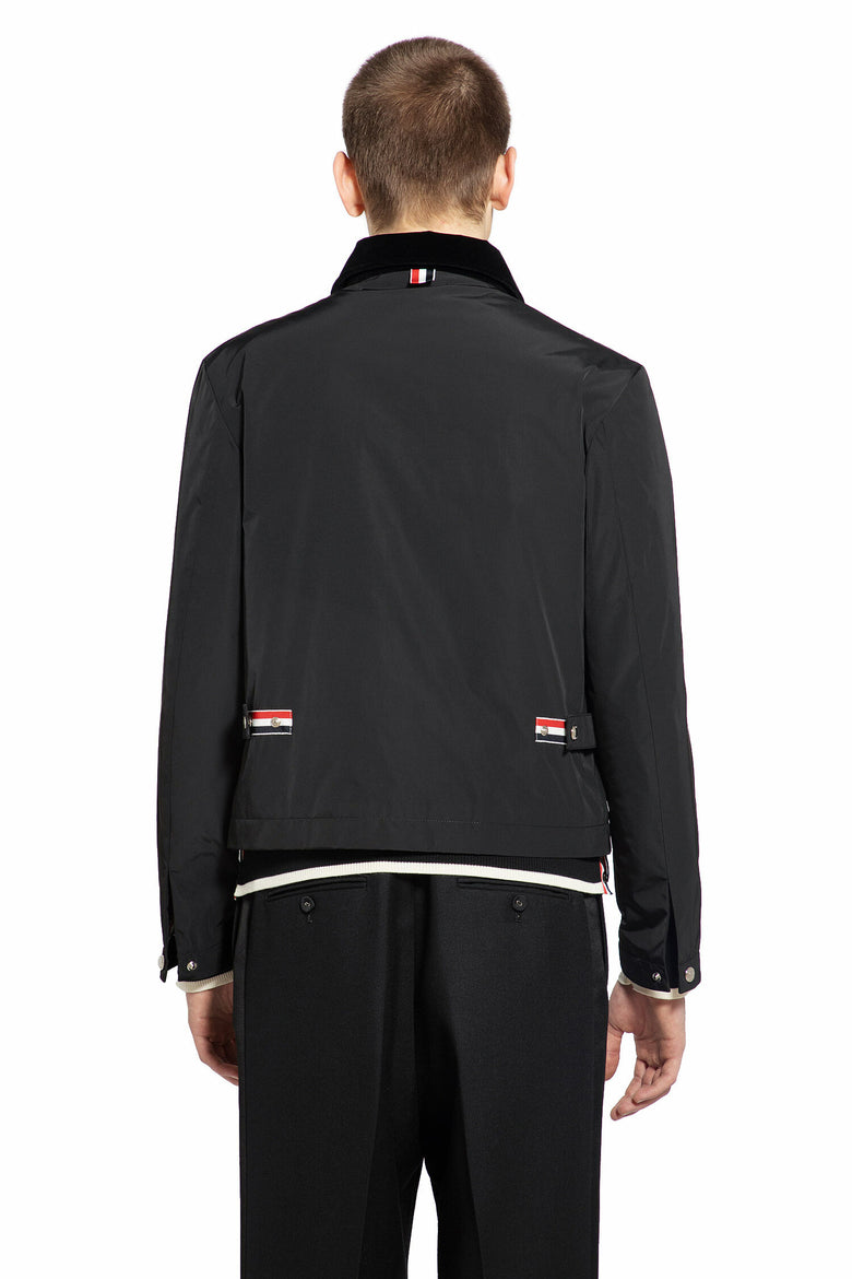 THOM BROWNE MAN BLACK JACKETS