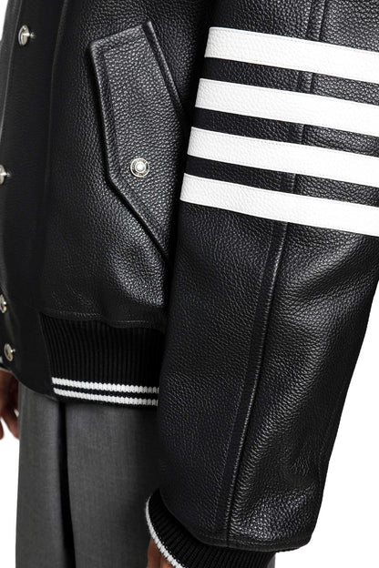 4-Bar Leather Bomber