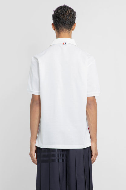 THOM BROWNE MAN WHITE T-SHIRTS & TANK TOPS