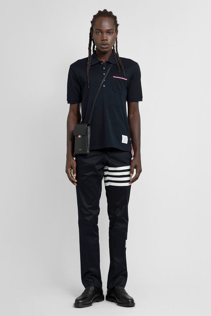 THOM BROWNE MAN BLUE T-SHIRTS & TANK TOPS