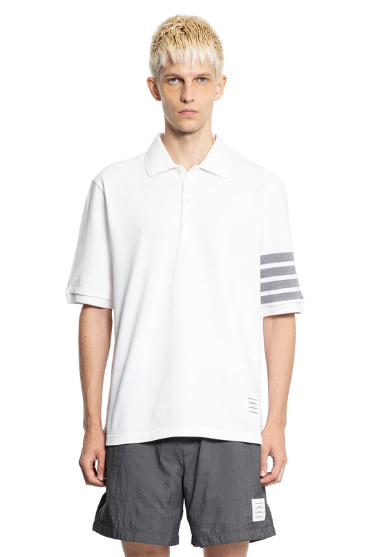 THOM BROWNE MAN WHITE T-SHIRTS & TANK TOPS
