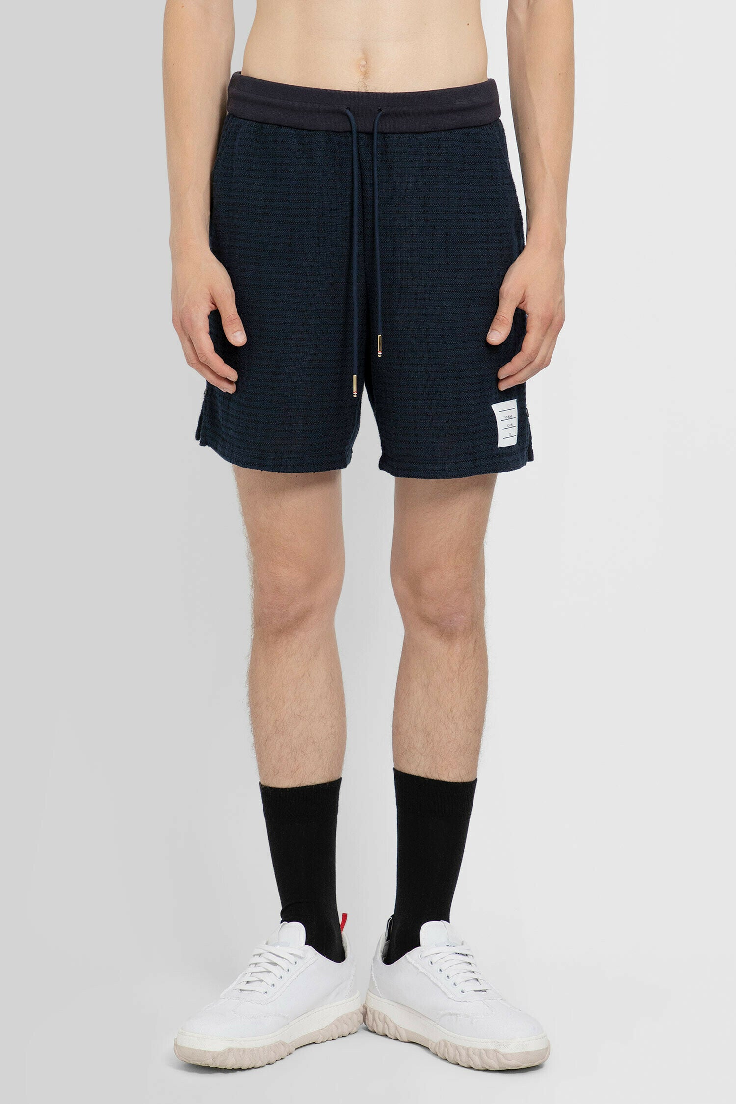 THOM BROWNE WOMAN BLUE SHORTS