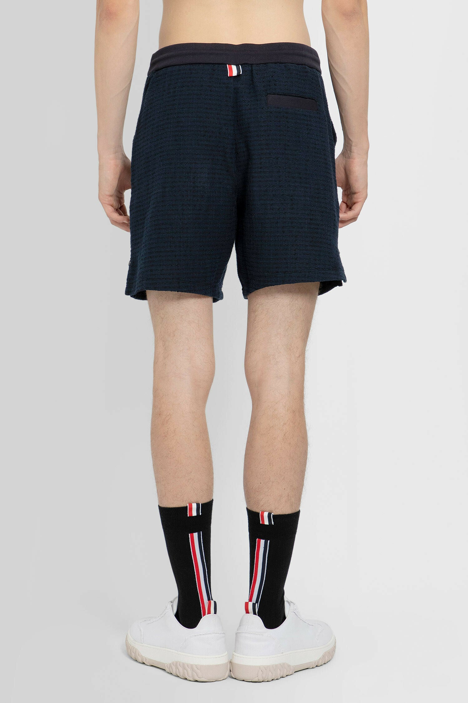 THOM BROWNE WOMAN BLUE SHORTS