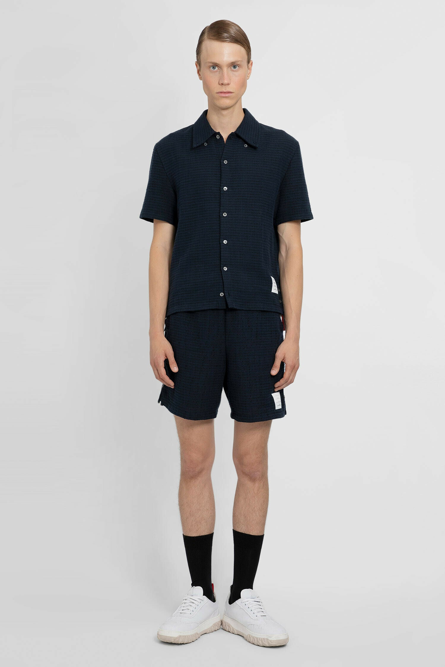 THOM BROWNE THOM BROWNE WOMAN BLUE SHORTS man
