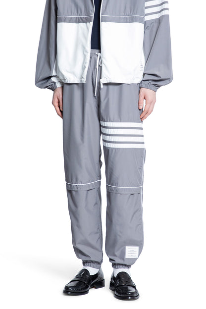 THOM BROWNE MAN GREY TROUSERS