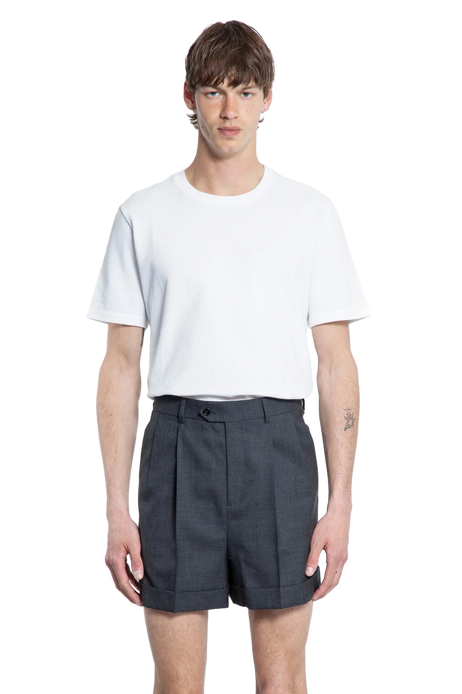 THOM BROWNE MAN WHITE T-SHIRTS & TANK TOPS - Antonioli.eu