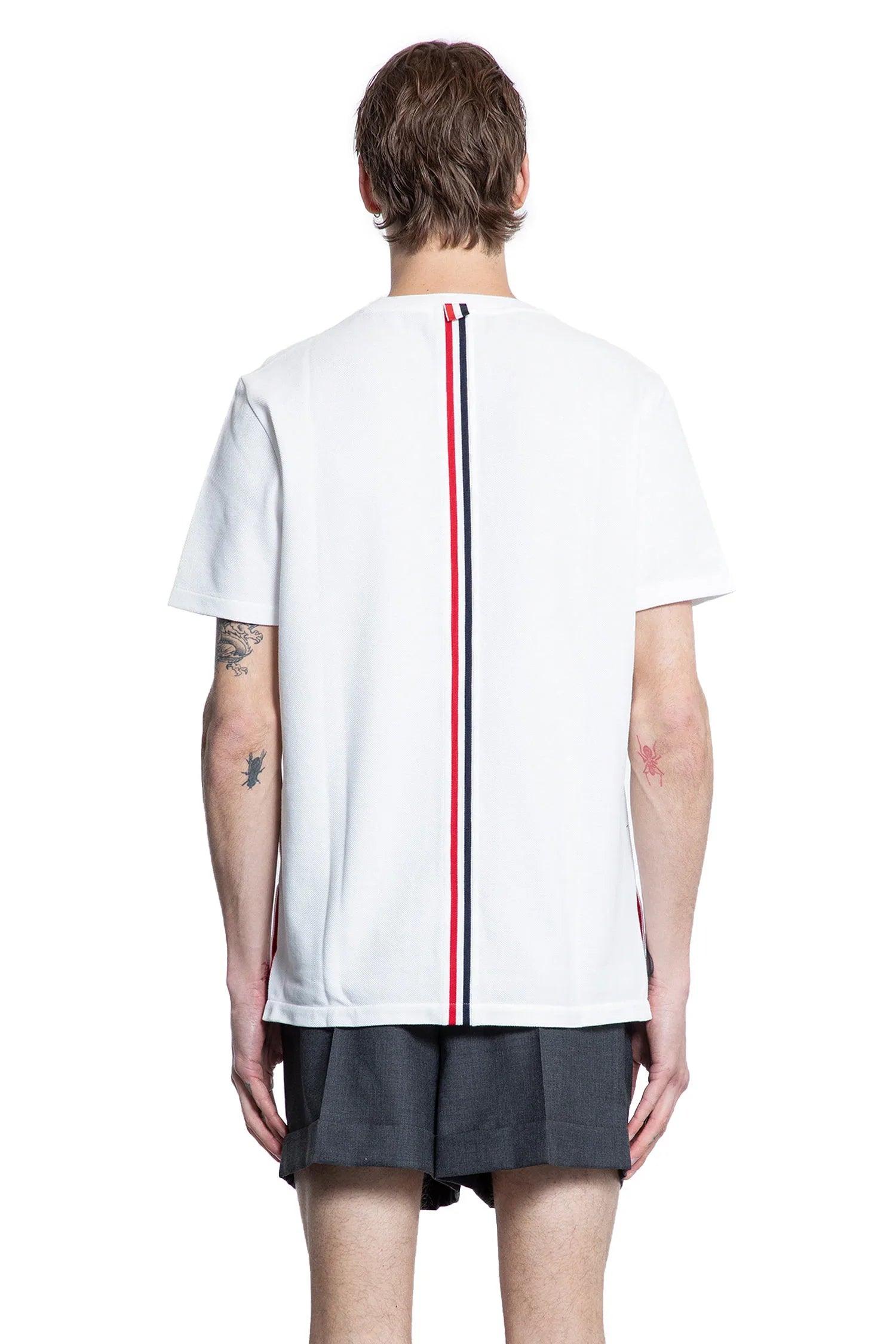 THOM BROWNE MAN WHITE T-SHIRTS & TANK TOPS - Antonioli.eu