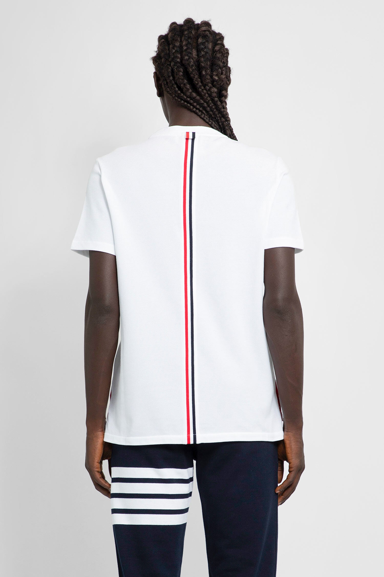 THOM BROWNE MAN WHITE T-SHIRTS & TANK TOPS