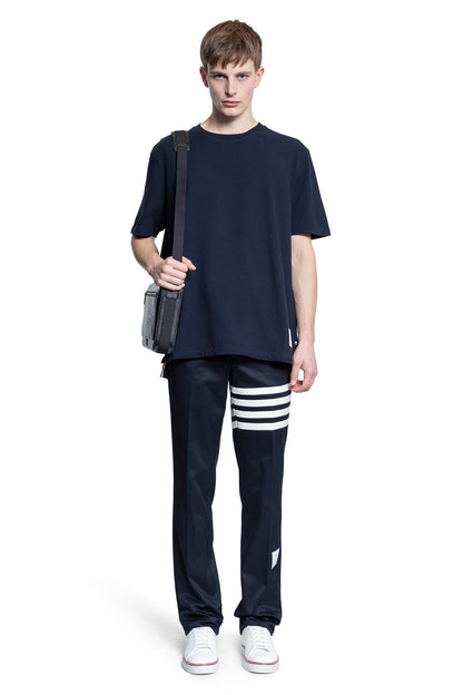 THOM BROWNE MAN BLUE T-SHIRTS & TANK TOPS