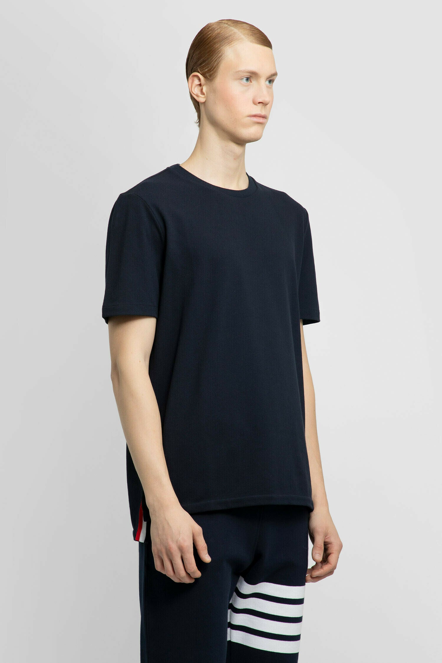 THOM BROWNE MAN BLUE T-SHIRTS