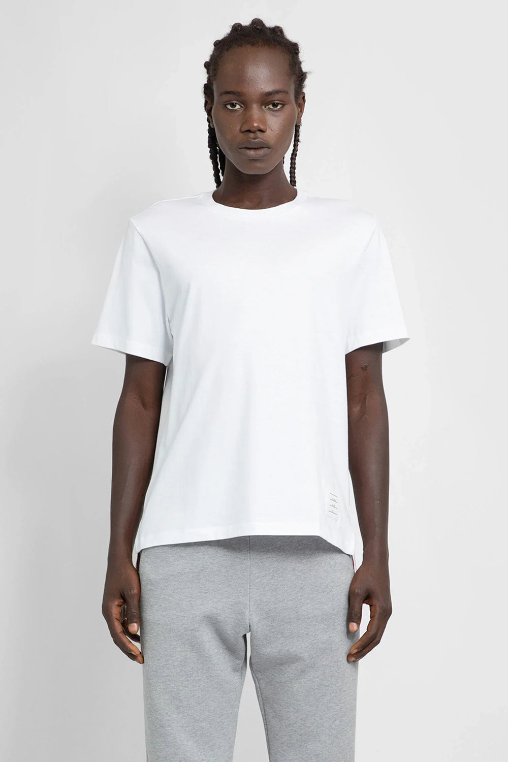 THOM BROWNE MAN WHITE T-SHIRTS & TANK TOPS - Antonioli.eu