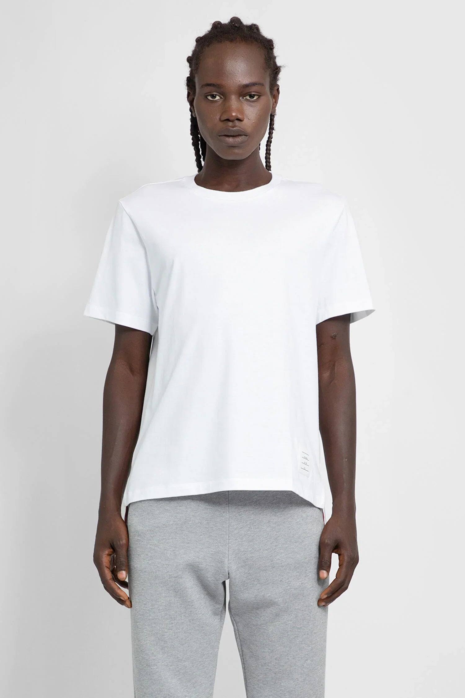 THOM BROWNE MAN WHITE T-SHIRTS & TANK TOPS - Antonioli.eu