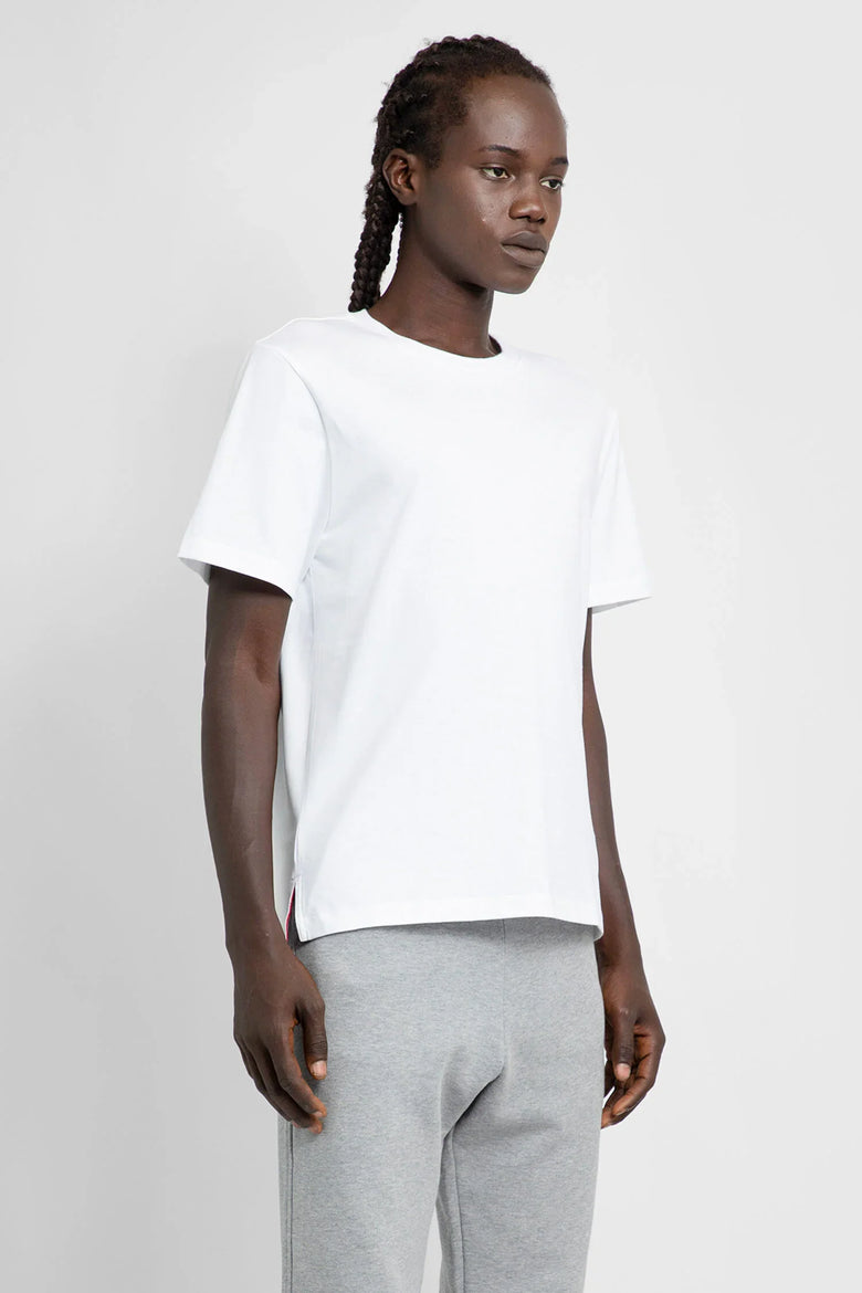 THOM BROWNE MAN WHITE T-SHIRTS & TANK TOPS - Antonioli.eu