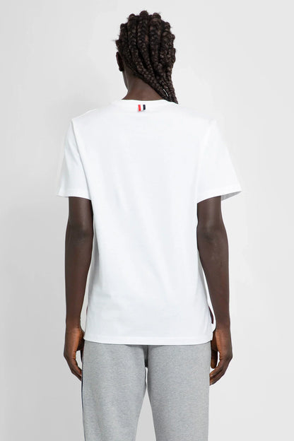 THOM BROWNE MAN WHITE T-SHIRTS & TANK TOPS - Antonioli.eu