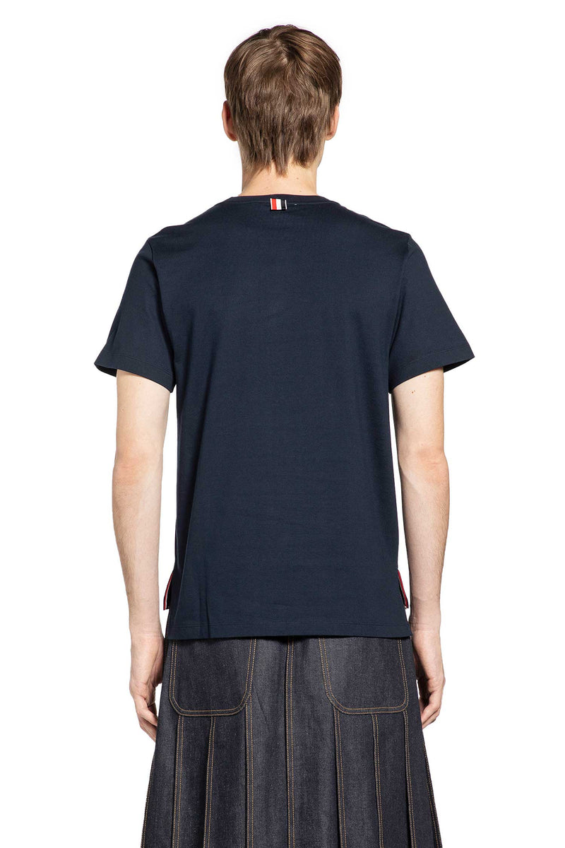 THOM BROWNE Meidum Weight Jersey Side Slit T-Shirt man