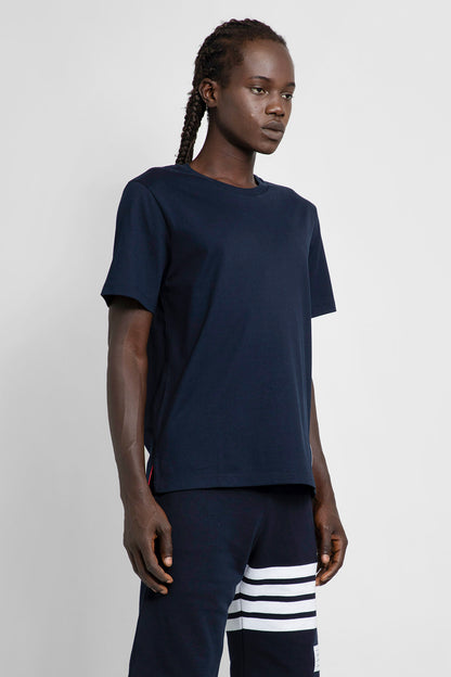 THOM BROWNE MAN BLUE T-SHIRTS & TANK TOPS