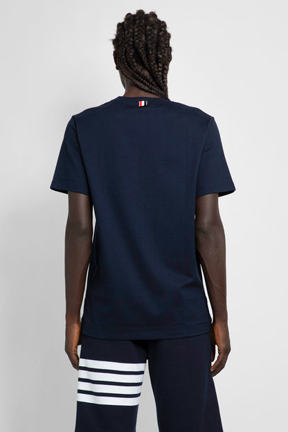 THOM BROWNE MAN BLUE T-SHIRTS & TANK TOPS