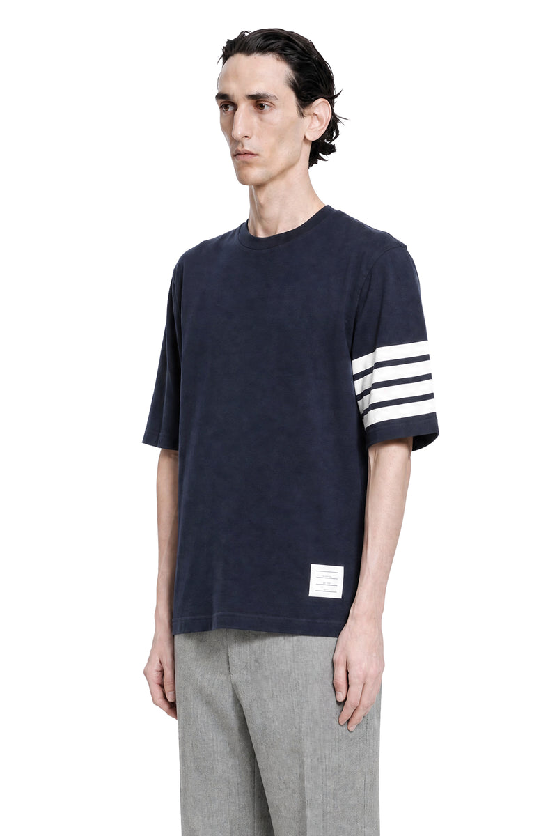 THOM BROWNE 4-Bar Tee in Sustainable Jersey man