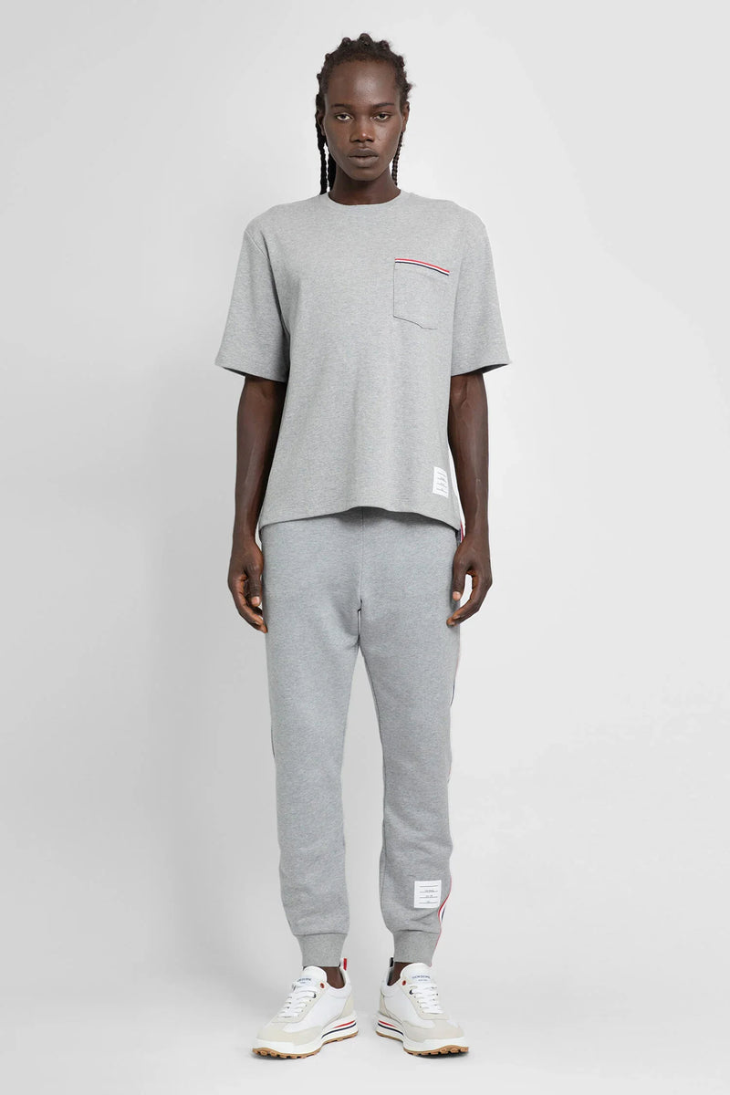 THOM BROWNE Oversized Milano Cotton T-Shirt man