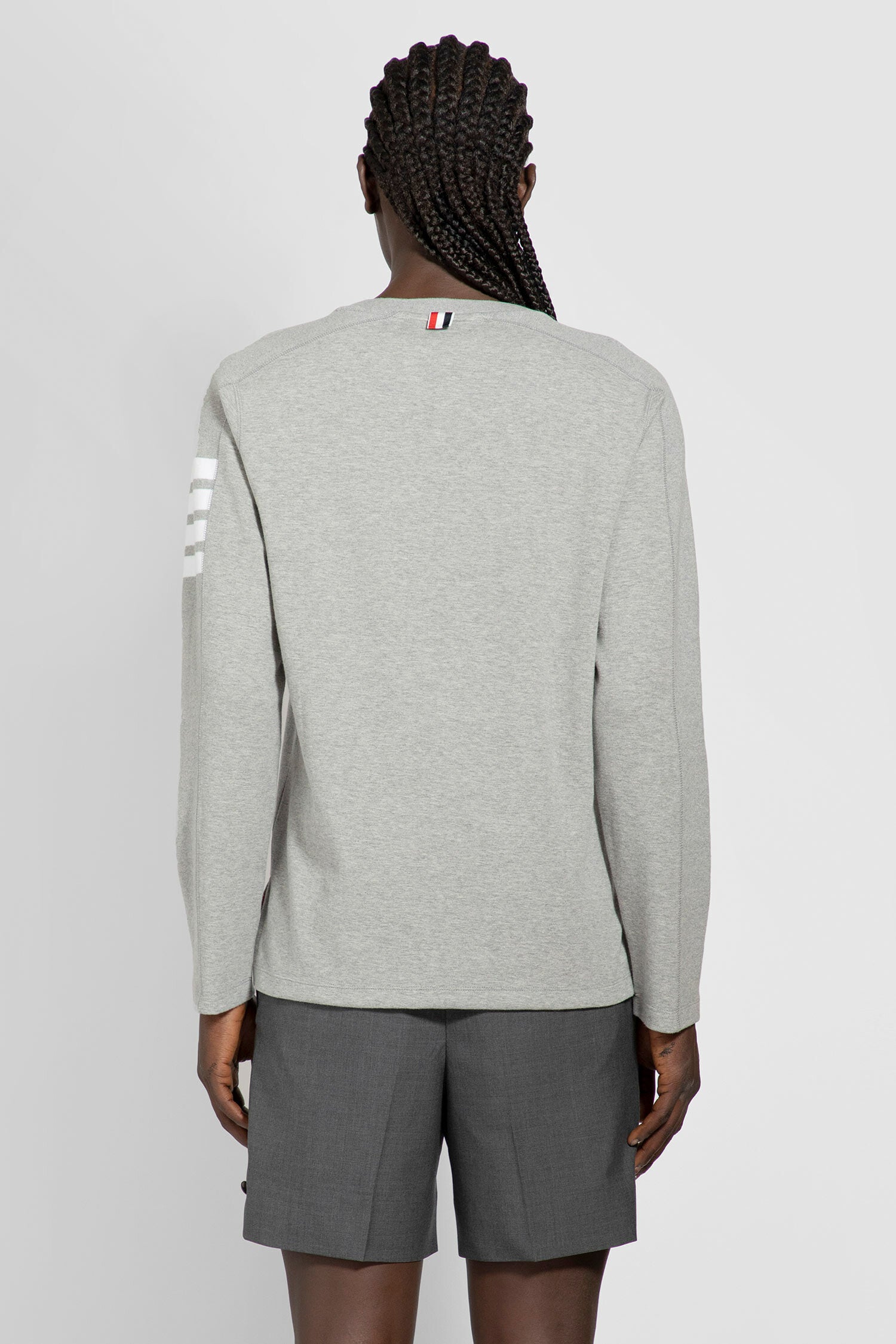 THOM BROWNE MAN GREY T-SHIRTS