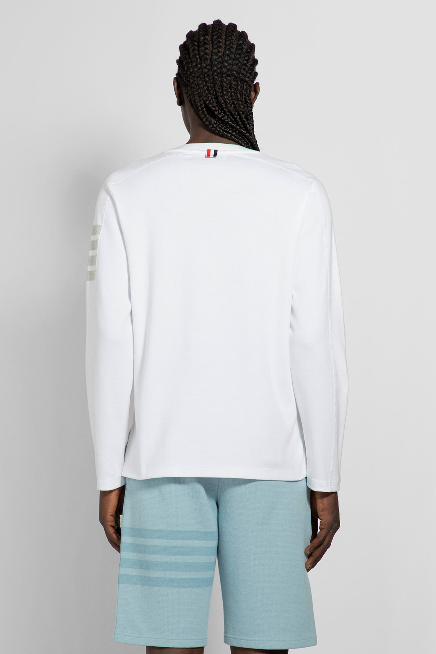 THOM BROWNE MAN WHITE T-SHIRTS & TANK TOPS