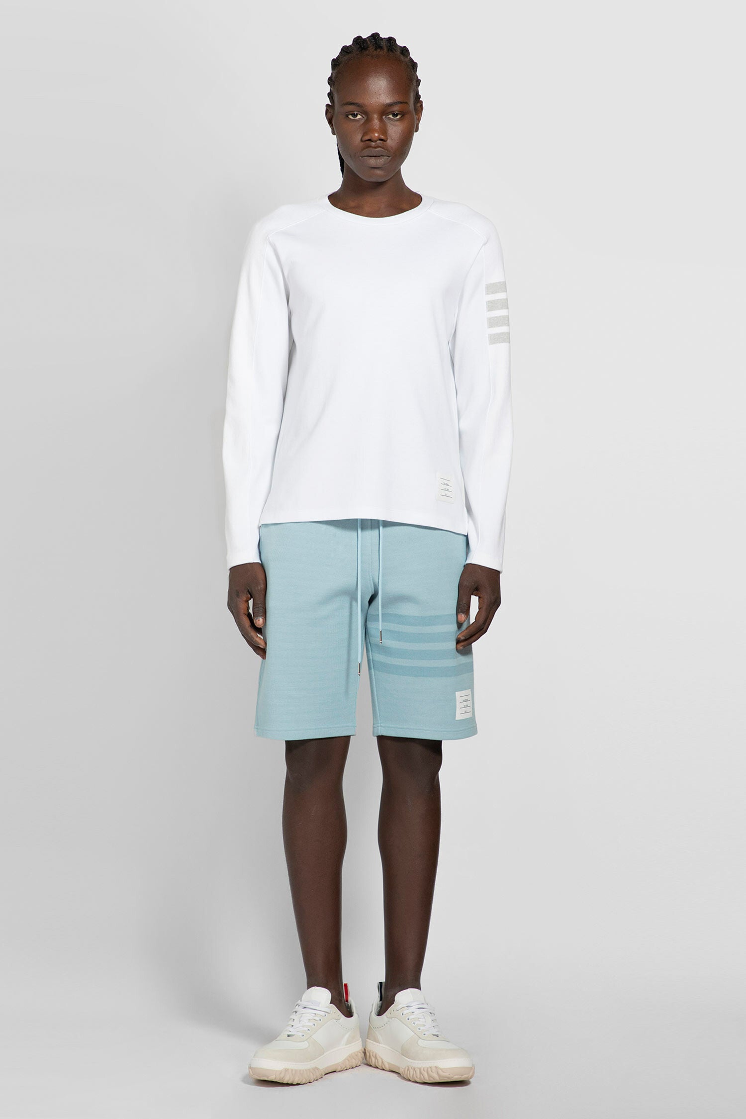 THOM BROWNE MAN WHITE T-SHIRTS & TANK TOPS