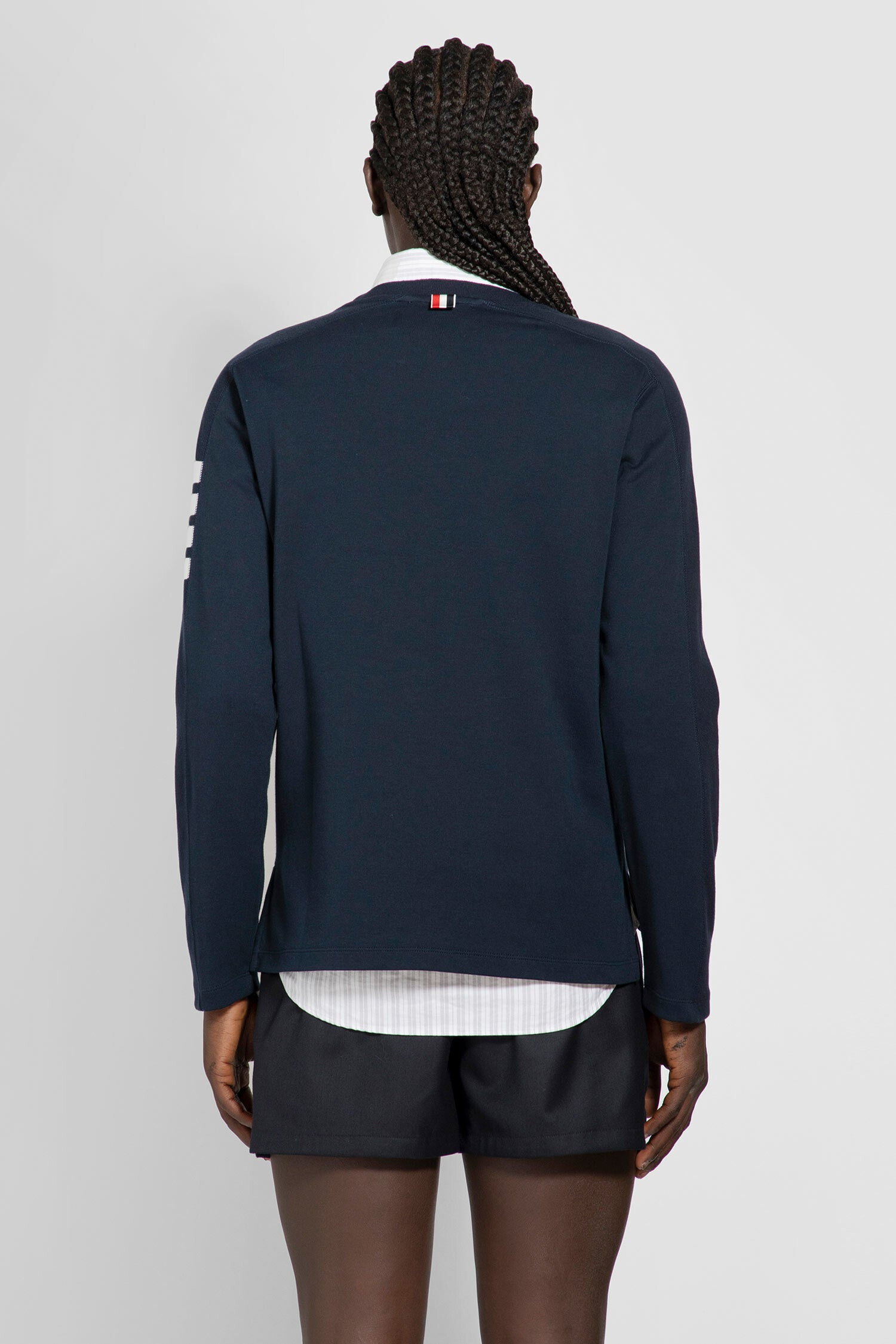 THOM BROWNE MAN BLUE T-SHIRTS