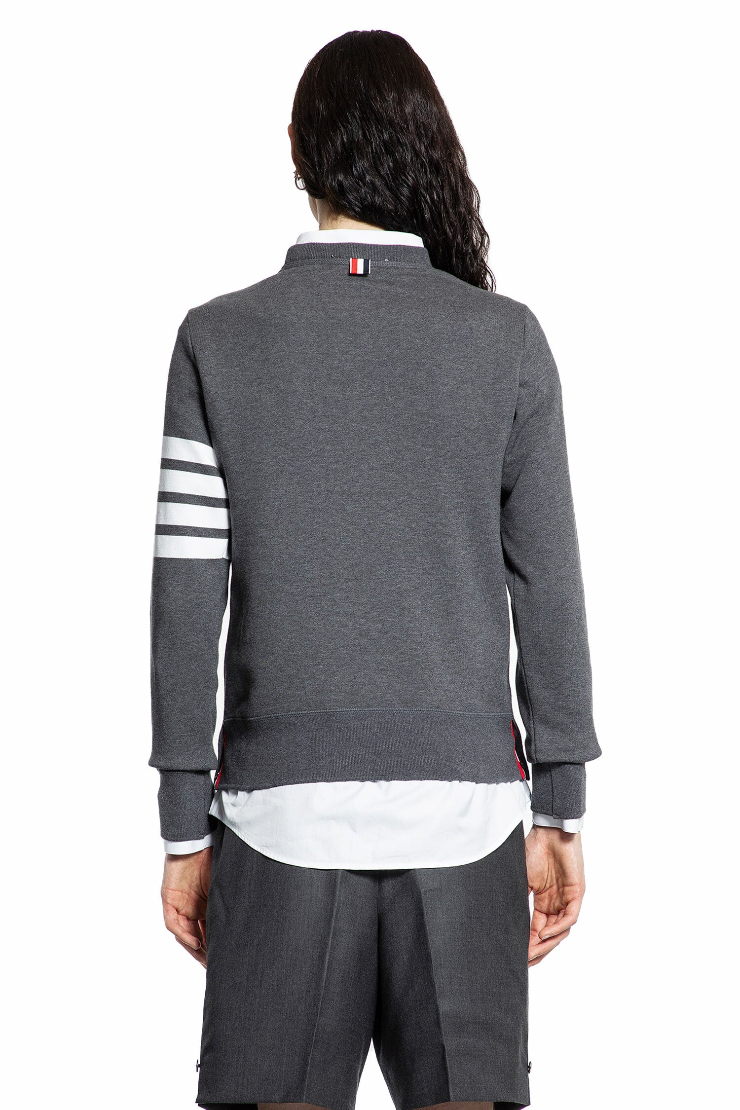 THOM BROWNE MAN GREY SWEATSHIRTS