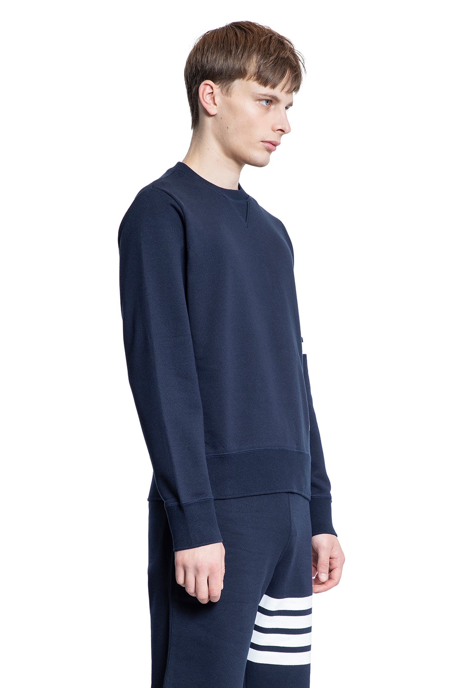 THOM BROWNE MAN BLUE SWEATSHIRTS