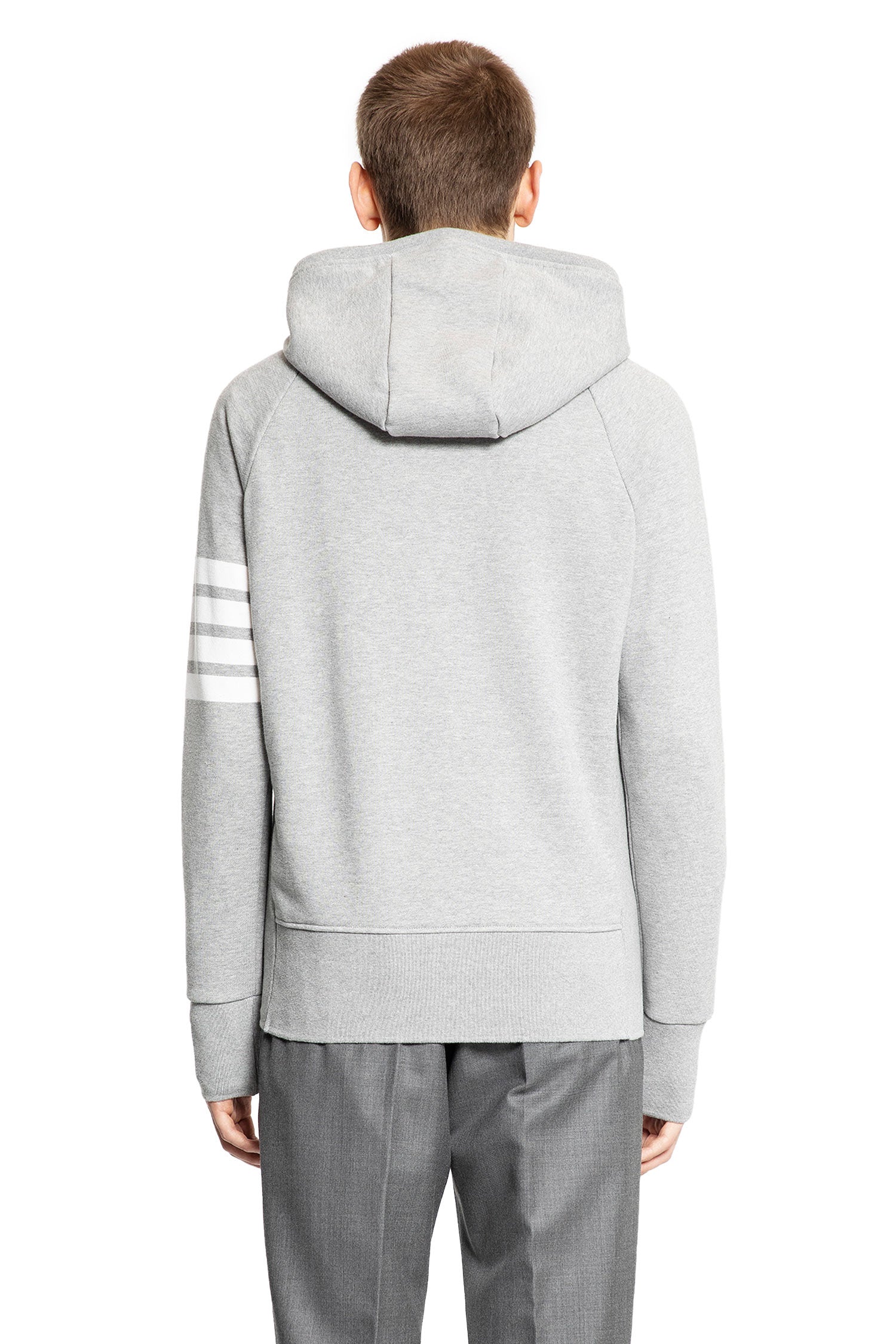 THOM BROWNE MAN GREY SWEATSHIRTS