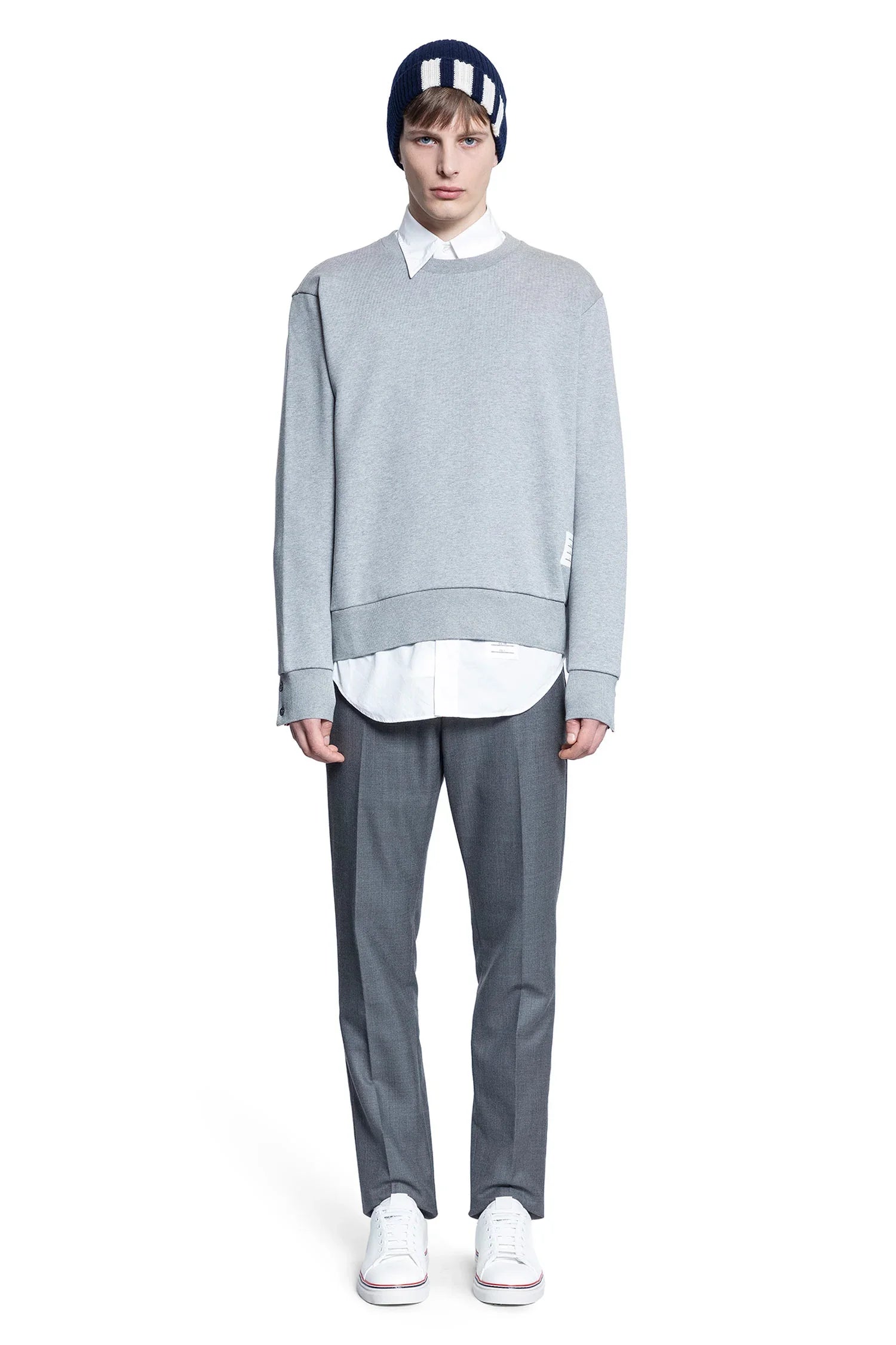 Loopback Stripe Sweatshirt - Antonioli.eu