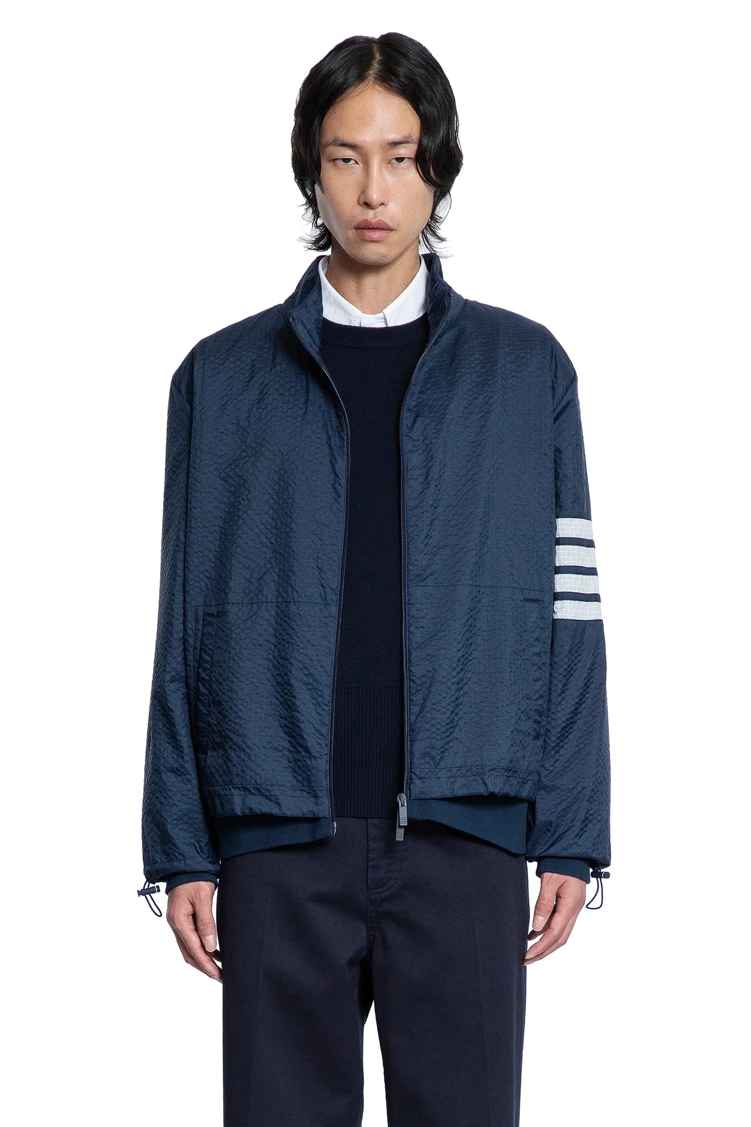 THOM BROWNE MAN BLUE JACKETS - Antonioli.eu