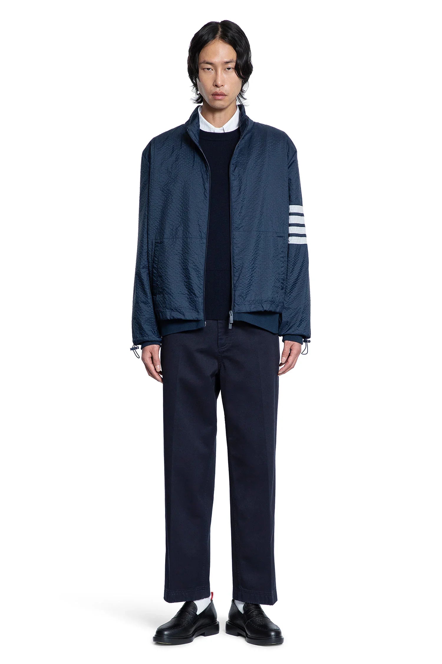 THOM BROWNE MAN BLUE JACKETS - Antonioli.eu