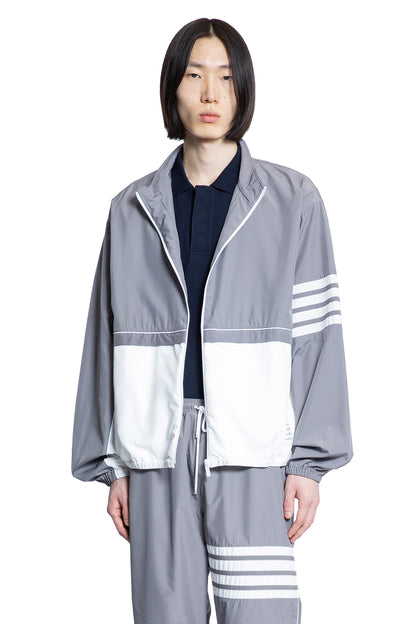 THOM BROWNE MAN GREY JACKETS