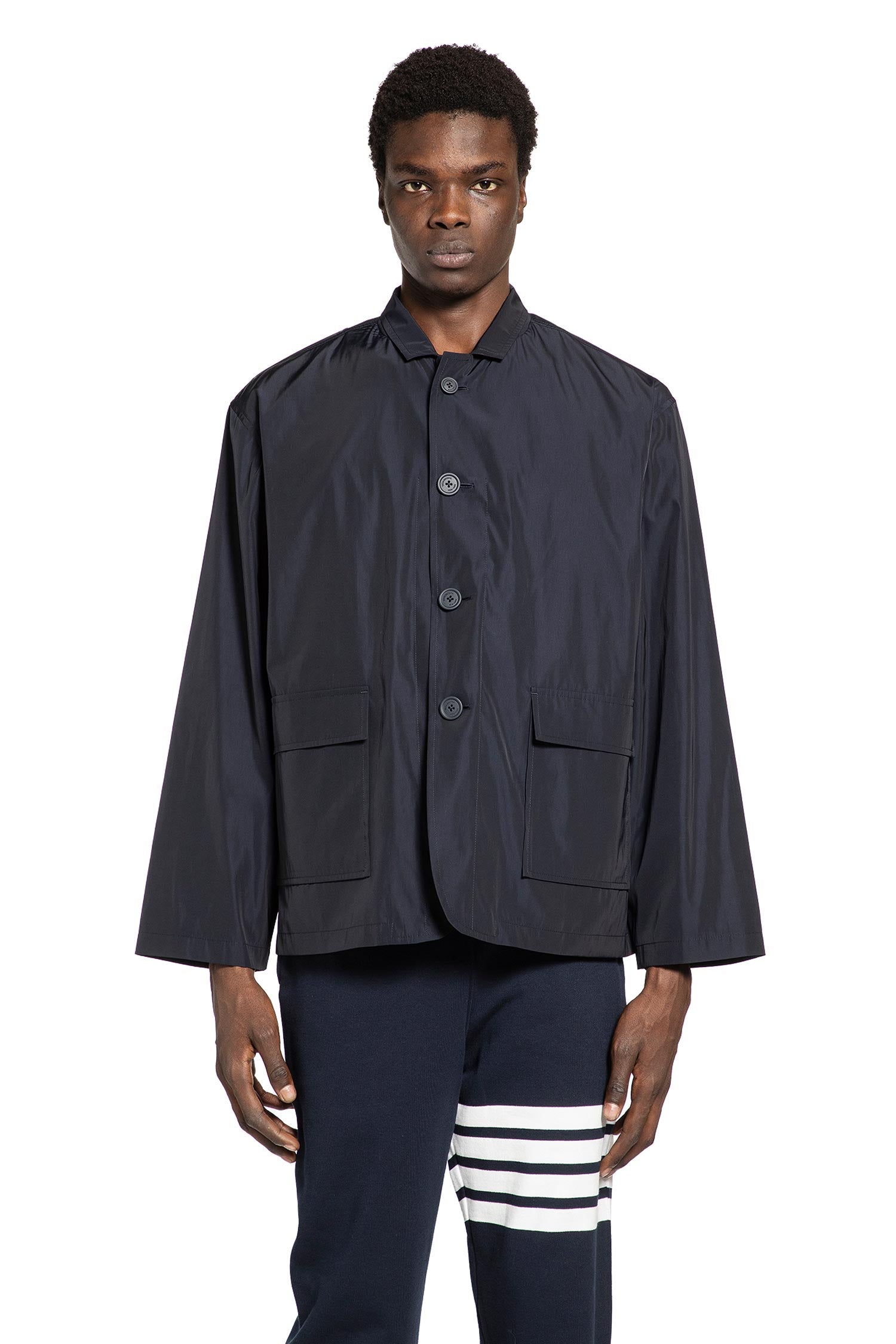 Packable Logo print jacket in